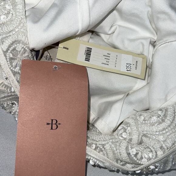 BHLDN MAUDE MINI DRESS NWT NEW IVORY PROM DRESS - Picture 10 of 12